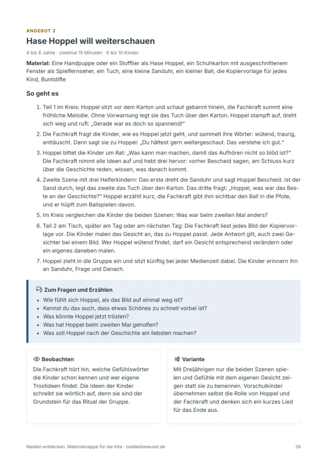 Seite 26: Angebot mit Ablauf